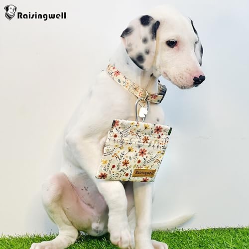 Raisingwell Dog Treat Pouch, Small Cotton Pocket Sized Training Holder, Hand Free Walking Funny Bag with Carabiner, Self-Closing Pet Feed Snack Reward, Behavior Aids for Puppy Travel or Outdoor Use - Image 6