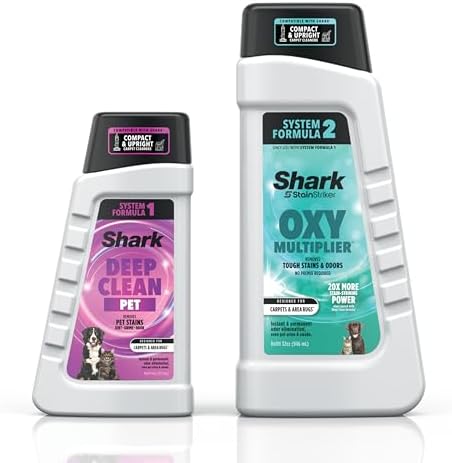 Shark Deep Clean Pet & OXY Formula Bundle for Tough Stains/Odor PXCPBUNDLE by Shark