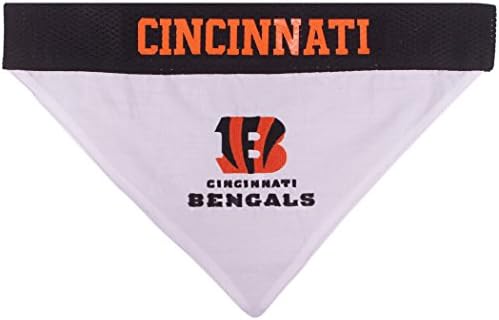 Pets First NFL Cincinnati Bengals Reversible Bandana Size XX-Large for Dogs & Cats. 2 Sided Sports Bandana, Premium Embroidery Team Logo, Many NFL Teams Available - Image 3