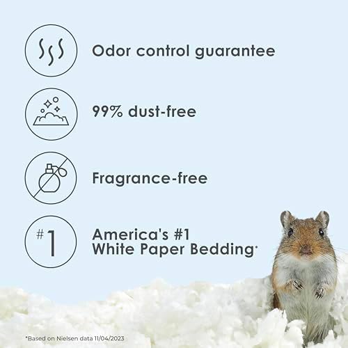 Kaytee Clean & Cozy Paper Bedding for Small Animals, White, 24.6 Liters - Image 3