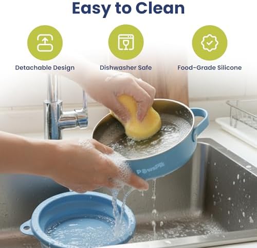 PawsPik 2-in-1 Travel Dog & Cat Bowl – Collapsible BPA-Free Silicone - Image 6