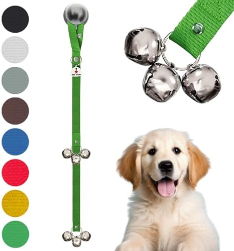 Caldwell's Pet Supply Co. Dog Potty Bells, Dog Door Bell, Bells to Go Outside, Potty Training Bell, Dogs Doorbell, Dogs Potty Doorbell, Ring to Go Pee, All Breed Puppy Training Tool by CaldwellsPetSupplyCo