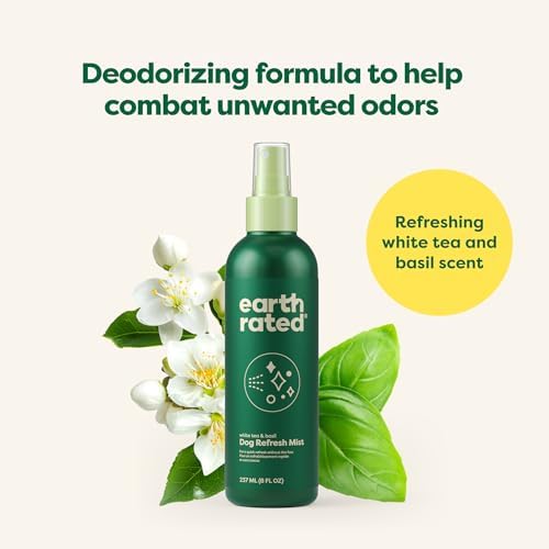 Earth Rated Dog Deodorizing Refresh Mist Spray, White Tea & Basil, 8oz - Image 5