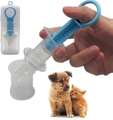 Blue Pet Medicine Feeder Liquid Oral Syringe Milk Nursing Bottles Syringe Soft Tip Plastic Pet Medical Feeding Tool for Dog Puppy Cat, Kitten Nursing Supplies by Unknown