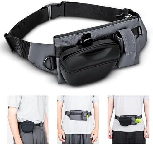 Dog Treat Pouch w a Small Removable Washable Clip on Silicone Dog Treat Bag by Kiorafoto