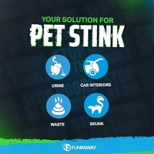 FunkAway Pet Stain & Odor Eliminator Spray, 16 oz., Fresh & Neutral Scent, The Extreme Pet Stain & Odor Eliminator for Houses, Cars, SUVs, RVs and Boats, Alcohol-Free Formula - Image 4