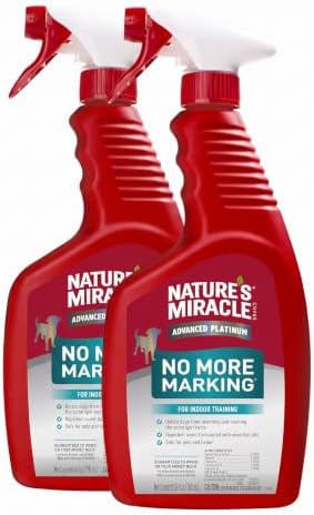 Nature's Miracle Advanced Platinum No More Marking,24 Ounces,Helps Discourage Repetitive Pet Marking,(Pack of 2) by NaturesMiracle
