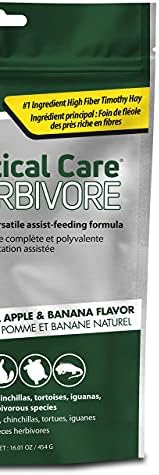 Oxbow Critical Care Herbivore, Emergency Rabbit & Guinea Pig Food, Natural Apple Banana Flavor, Critical Care Herbivore, Assist Feeding Formula for Pets, 454 gram Bag (Pack of 6) - Image 4