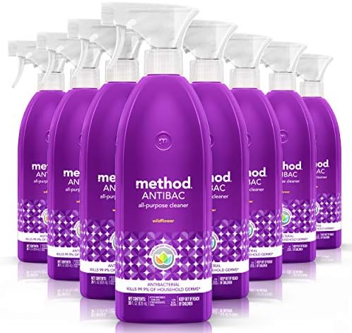 method All-Purpose Cleaner Spray, Wildflower, 28 fl oz, 8 Pack by method