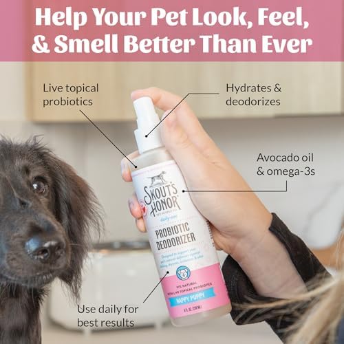 SKOUT'S HONOR Probiotic Puppy Deodorizing Spray - Happy Puppy, 8 oz - Image 5