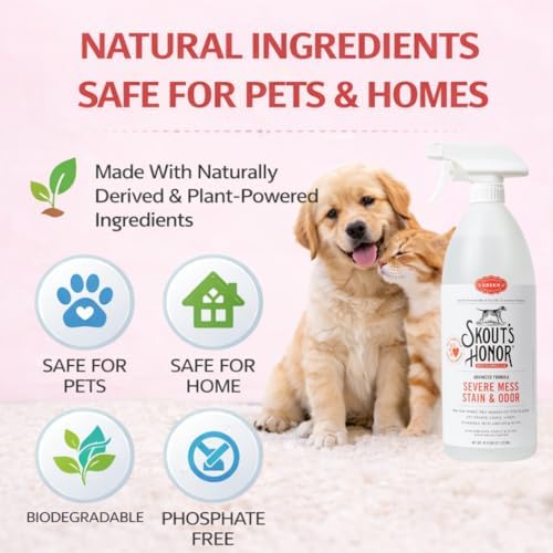 SKOUT'S HONOR Severe Mess Stain and Odor Remover, 35 oz - Image 5