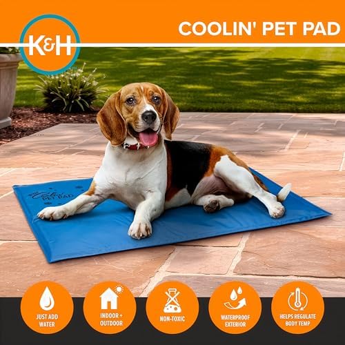 K&H Dog Cooling Mat, Coolin' Pet Pad - X-Large 38x27in Chill Blue - Image 5