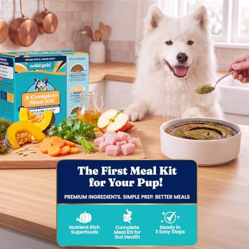 Solid Gold Chicken Dehydrated Dog Food Kit-Bone Broth,Probiotic Makes 12lbs - Image 2
