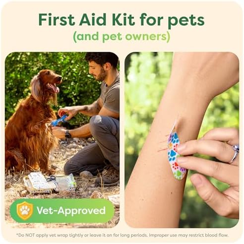 KeepGoing Pet First Aid Kit for Dogs & Cats, 99 Pc. Travel Emergency Kit - Image 2