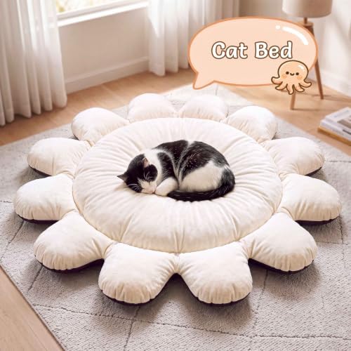 Cat Tunnel Bed with 20 Cat Toys,Kitten Toys for Indoor Kittens,White - Image 6