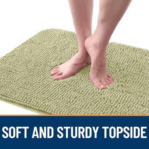 OLANLY Dog Door Mat for Muddy Paws 44x24, Super Absorbent Chenille Mud Mat - Image 4