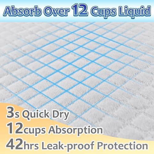 Dogcator Dog Pee Pads Extra Large 30"x36", 30 Count Super Absorbent Pee Pads for Dogs, Disposable Urine Bed Pads for Doggie, Thicken XXL Puppy Pads, Piddle Pads X-Large for Indoor, Outdoor Use - Image 2