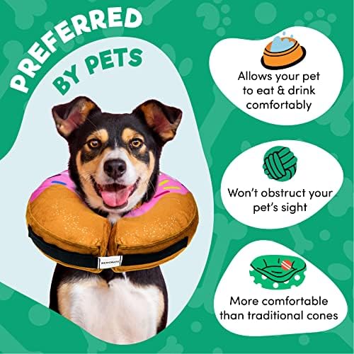 BENCMATE Inflatable Dog Cone Collar Alternative After Surgery XLarge - Image 3