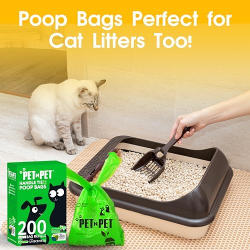 Pet N Pet Poop Bags for Dogs, 200 Count, Unscented, Tie Handles Thick - Image 4