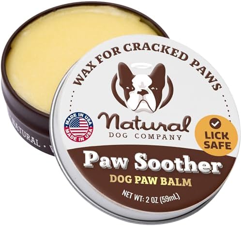 Natural Dog Company Paw Soother Balm & Wax - 2 oz Tin by NaturalDogCompany