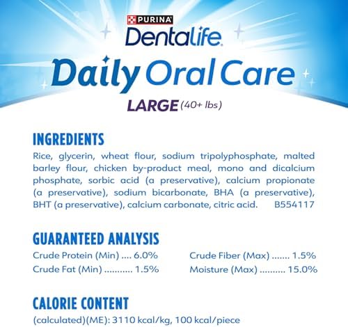 Dentalife Purina Daily Dental Chews for Large Dogs, 18 ct Pouch - Image 5