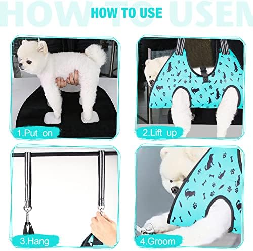 ATESON Dog Grooming Hammock - Pet Harness for Grooming Nail Trimming (XXL 120lb), Dog Sling for Nail Clipping, Dog Hanging Holder for Cutting Nail with Nail Clippers - Image 7