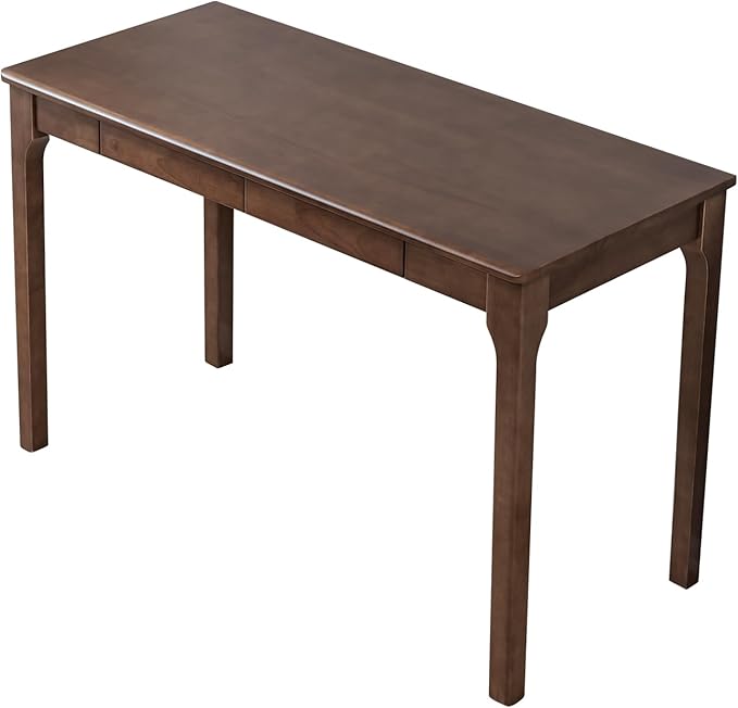 Solid Wood Desk with Drawers, Small Computer Desk for Small Spaces, Gaming Study Home Office Desks for Work, Student PC Desk for Bedroom, Escritorios para Cuartos by Unknown