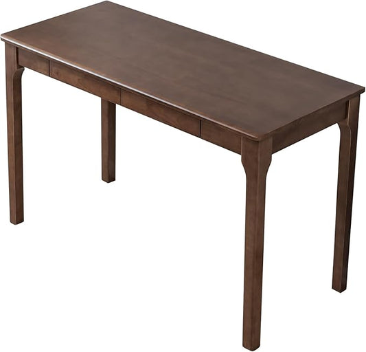 Solid Wood Desk with Drawers, Small Computer Desk for Small Spaces, Gaming Study Home Office Desks for Work, Student PC Desk for Bedroom, Escritorios para Cuartos by Unknown