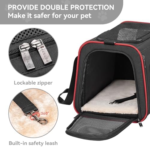 Petsfit Large Expandable Cat Carrier for Travel, Up to 18 lb - Image 6