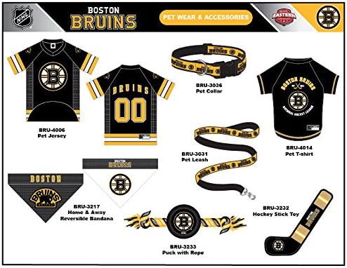 NHL Boston Bruins Jersey for Dogs & Cats, Small. - Let Your Pet Be A Real NHL Fan! - Image 6