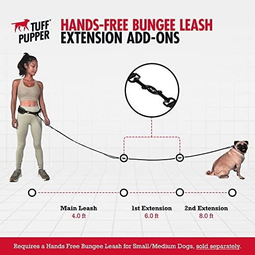 Tuff Pupper Hands Free Bungee Dog Leash, Waist Belt for Running & Walking - Image 6