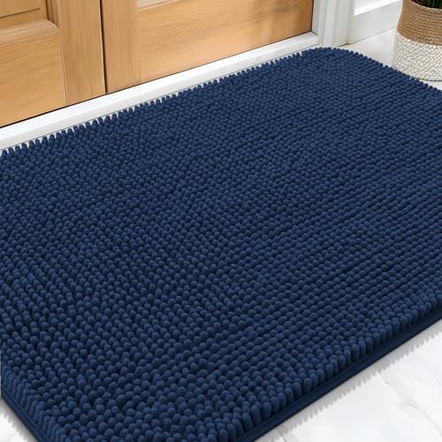 OLANLY Dog Door Mat for Muddy Paws 32x20, Super Absorbent Chenille Mud Mat by OLANLY