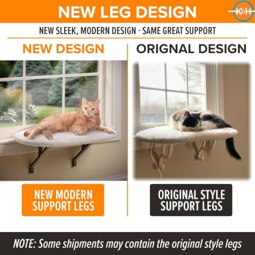K&H Cat Window Perch, Heated Kitty Sill, Safety Listed, 24x14in, Fleece - Image 3
