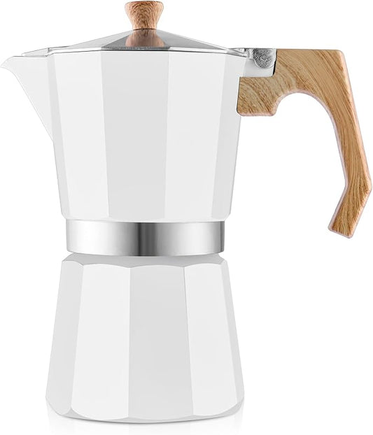 wedrink Stovetop Espresso Maker Aluminum Moka Pot 9 Espresso Cup-15.2OZ Cuban Coffee Maker Stove top Coffee Maker Moka Italian Espresso by WEDRINK
