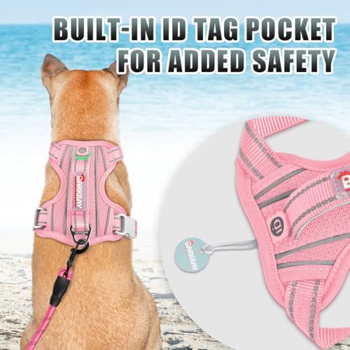 BARKBAY Dog Harness for Large Dogs No Pull Dog Vest ID Tag Pocket - Image 2
