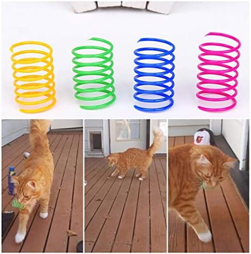Andiker 12 Pcs Colorful Cat Spring Toys for Indoor Cats and Kittens - Image 4