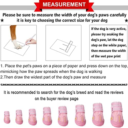 QUMY Dog Shoes for Hot Pavement, Dog Snow Boots & Paw Protectors for Winter - Image 2
