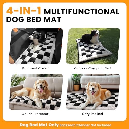 HiPetpy Backseat Dog Bed Mat for Car, Non-Slip Dog Bed for Car Back Seat - Image 6