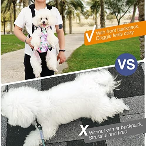 Pawaboo Pet Front Carrier Backpack for Small Medium Dogs - Image 6