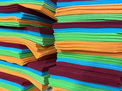 10 Pack Extra Large Original German Shammy Cloths Chamois Towels Super Absorbent for Pets, Parenting Tool Cleaning for Home and Commercial Use Wholesale Bulk (Assorted) by Unknown