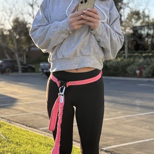 Shed Defender Hands Free Dog Leash Belt - Seen on Shark Tank - Attaches to All Leashes, Hands-Free Waist Leash for Walking, Running, Hiking, Adjustable one Size fits All, Designed in USA (Black) - Image 5