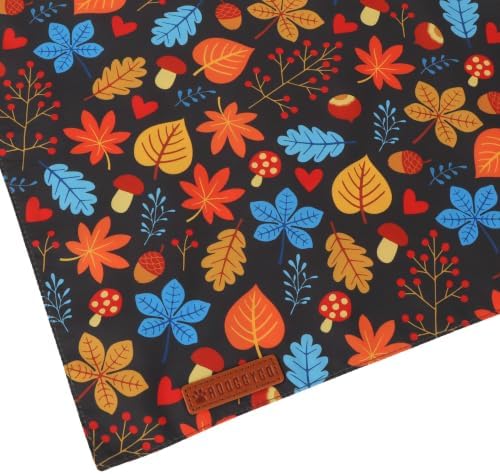 ADOGGYGO Fall Thanksgiving Dog Bandana Girl Boy, Pumpkin Bow Dog Scarf, S - Image 6