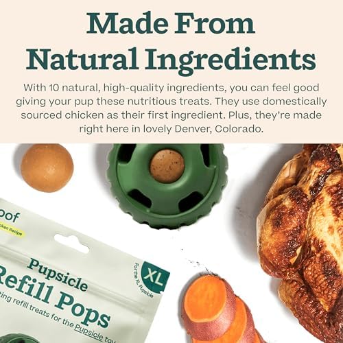 WOOF Pupsicle Chicken Refill Pops Dog Treats, XL, 5 Count, 2 Pack - Image 4