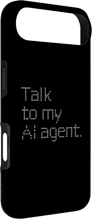 Talk to My AI Agent - Minimalist Tech Design Case for iPhone Air - Image 2