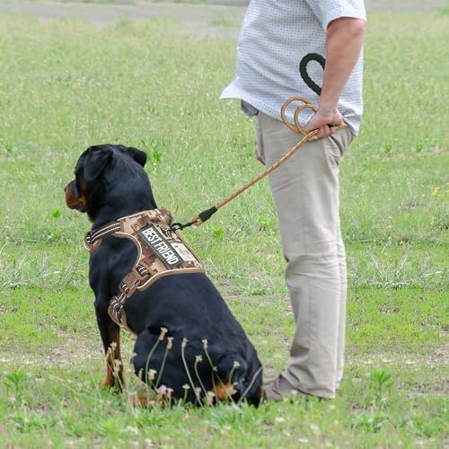 Beebiepet Tactical No Pull Dog Harness with Leash, Large, Desert Camo - Image 3