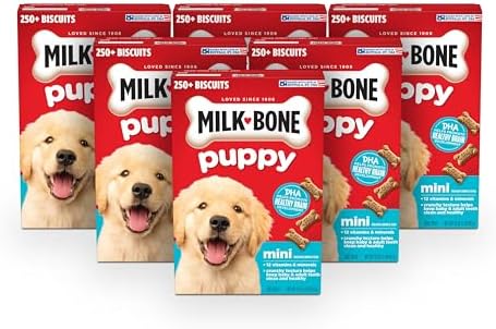 Milk-Bone Original Biscuits Dog Treats for Puppies, 6 Boxes by Milk-BoneDogTreats