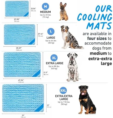 INSPECTOR TAIL Dog Cooling Mat, Indoor & Outdoor, Medium Self Cooling Pad - Image 4