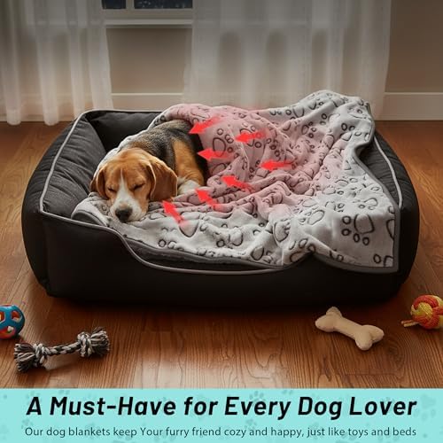 Stuffed Small Dog Blanket for Puppy Cat Bed, Washable Indoor Dog Beds & Furniture, Soft 24 * 32 inches Blanket Small Pet Supplies - Image 3