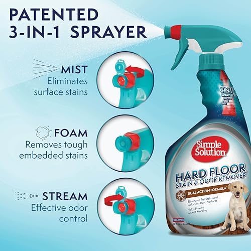 Simple Solution Hard Floor Dog Stain & Odor Remover, Gallon & 32oz Bundle - Image 4