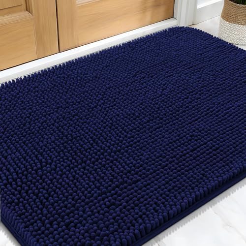 OLANLY Dog Door Mat for Muddy Paws 30x20, Super Absorbent Chenille Mud Mat by OLANLY